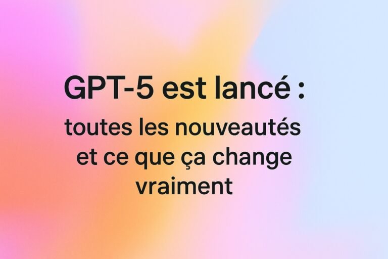 chat gpt-5 nouveauté